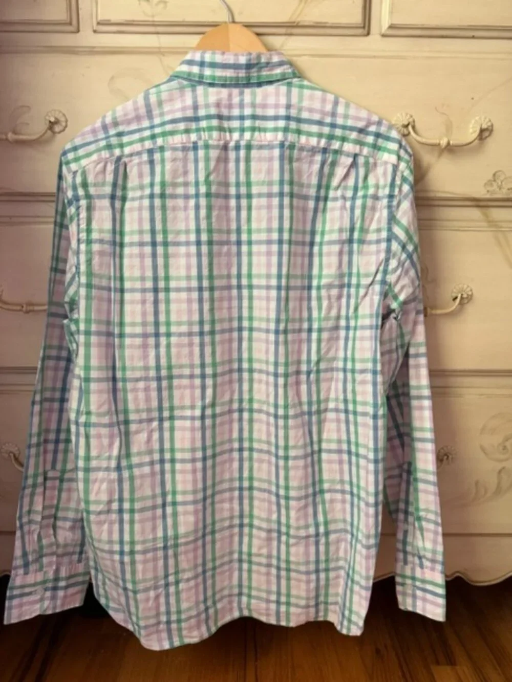 NWT J. Crew Classic Flex Washed Men's Plaid Shirt- size large